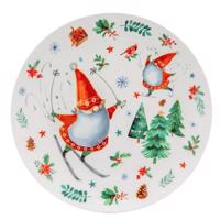 Altom Porcelánový dezertný tanier Winter Gnomes 20 cm