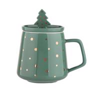 Altom Porcelánový hrnček Xmas tree 370 ml