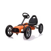 Baby Mix Detská šliapacia motokára Go-kart Buggy, oranžová