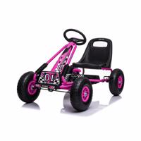 Baby Mix Detská šliapacia motokára Go-kart Razor, ružová