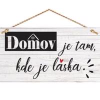 Bohemia Gifts Dekoratívny obraz na zavesenie -Home