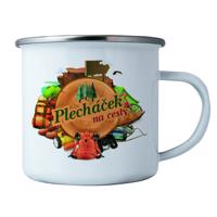 Bohemia Gifts Plechový hrnček - Na cesty, 350 ml