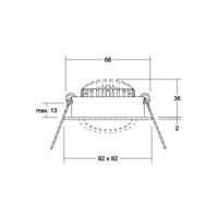 BRUMBERG BB05 LED vstavané bodové svietidlo zapínanie/vypínanie