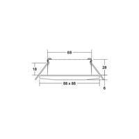 BRUMBERG Chooose LED downlight hranaté čierna