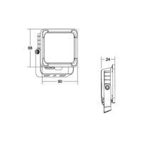 BRUMBERG Neo Micro LED reflektor, šírka 9 cm, 3000K