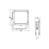 BRUMBERG Neo Mini LED reflektor, šírka 11,5 cm 4000K