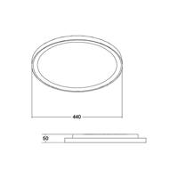 BRUMBERG Sunny Midi LED stropné svietidlo RC CCT biele