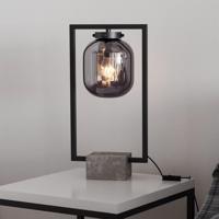 By Rydéns Dixton stolná lampa 52cm s dymovým sklom