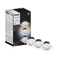 Calex Smart Downlight svietidlo, CCT biela 3 kusy