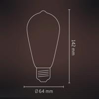 Calex Smart E27 ST64 LED 7W filament CCT sada 2ks