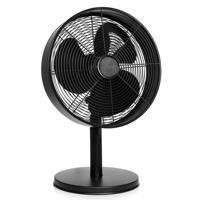 Čierny lakovaný stolný ventilátor VE5928