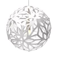 david trubridge Kvetinová závesná lampa Ø 40 cm biela