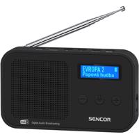 Digitálne rádio Sencor SRD 7200 B DAB+/FM, čierne