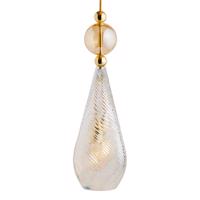 EBB & FLOW Smykke L gold crystal swirl gold-smoke