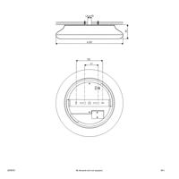 EVN Catino LED stropné svietidlo, CCT, 30 cm