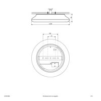 EVN Catino LED stropné svietidlo, senzor, 30 cm