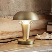 fermLIVING Stolná lampa Tiny, mosadz, 14 cm, železo, naklápacia