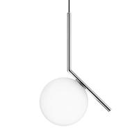 FLOS IC S1 Designer závesná lampa, chróm Ø 20 cm