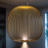 Foscarini MyLight Spokes 2 midi závesná, zlatá