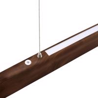 HerzBlut Arco LED závesná lampa olejovaný orech 130cm