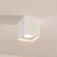 Hranaté nadstavbové Downlight Carson v bielej