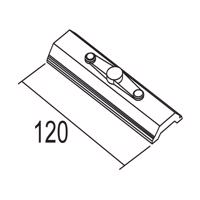 Ivela závesná platnička, dĺžka 120 mm