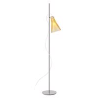 Kartell K-Lux stojacia lampa, 1 svetlo, sivá/žltá