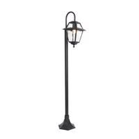 Klasická vonkajšia lampa čierna 135 cm IP44 - Berta