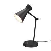 Lampa na písací stôl Enzo, 1-plameňová, čierna