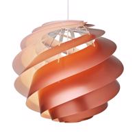 LE KLINT Swirl 3 Large – závesná lampa v medenej