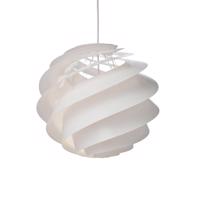 LE KLINT Swirl 3 Medium – závesná lampa v bielej