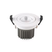 LED bodový podhľad Diled, Ø 8,5 cm, 10 W, 3 000 K, biely