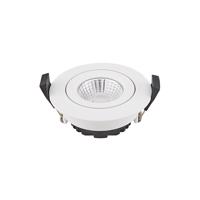 LED bodový podhľad Diled, Ø 8,5 cm, 6 W, 3 000 K, biely