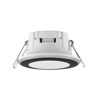 LED downlight Argus RGBW remote Ø 8 cm čierna