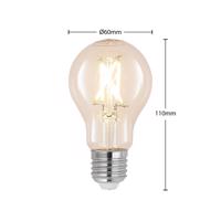 LED E27 4W 2 700 K filament stmievateľná číra 2ks