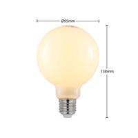 LED E27 8W 2 700K G95 globe stmievateľná opál 3ks