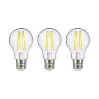 LED filament E27 3,8W 3000K 806lm číra súprava 3ks