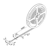 LED pásik Basic-Tape S, IP54, 2 700 K, dĺžka 500 cm