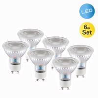 LED reflektor GU10 4,6W 450lm teplá biela 6 kusov