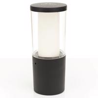 LED stĺpiková lampa Carlo čierna 3,5 W CCT V 25 cm