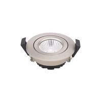 LED stropný bod Diled, Ø 8,5 cm, 6 W, Dim-To-Warm, oceľ