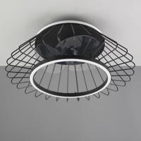 LED stropný ventilátor Karlsborg, tichý, Ø 50 cm, CCT, FB