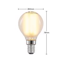 LED žiarovka E14 4W 2700K matná stmievateľná 5 ks