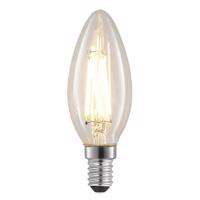 LED žiarovka E14 4W 2700K sviečka filament stmiev.