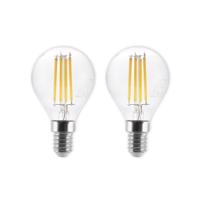 LED žiarovka E14 P45 4W 2 700K číra 3-stepdim 2 ks