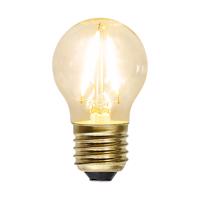 LED žiarovka E27 G45 filament 1,5W 2100K Soft Glow