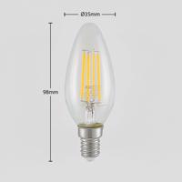 LED žiarovka filament E14 4W 827 stmievač 3 ks