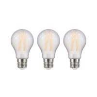 LED žiarovka Filament matná E2 A60 3,8W 3000K 806lm 3er