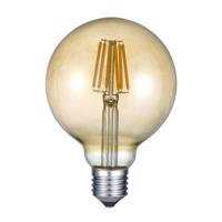 LED žiarovka globe E27 6W 2 700 K jantárová