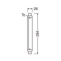 LED žiarovka OSRAM S15, S19, 28,4 cm, 7 W, 2 700 K